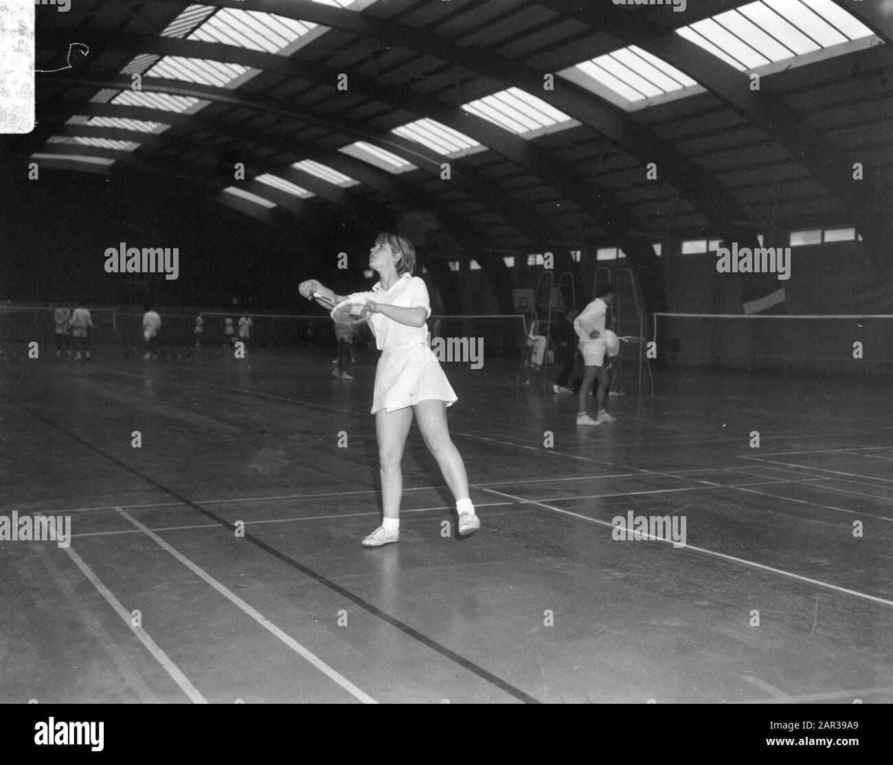 Campionato Olandese Di Badminton Data: 16 Aprile 1966 Parole Chiave: Badminton, Campionati Foto Stock