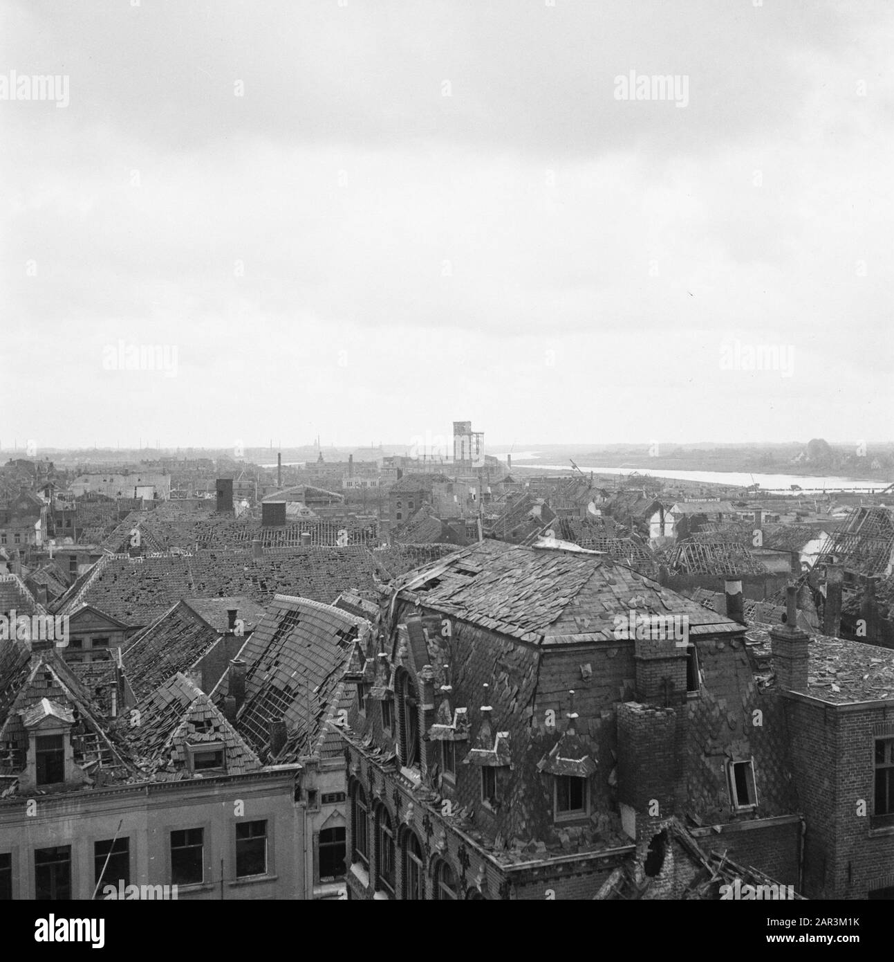 Devastazioni: Devastazioni Venlo nel centro di Venlo Data: Marzo 1945 luogo: Limburg, Venlo Parole Chiave: Seconda guerra mondiale, distruzione Foto Stock