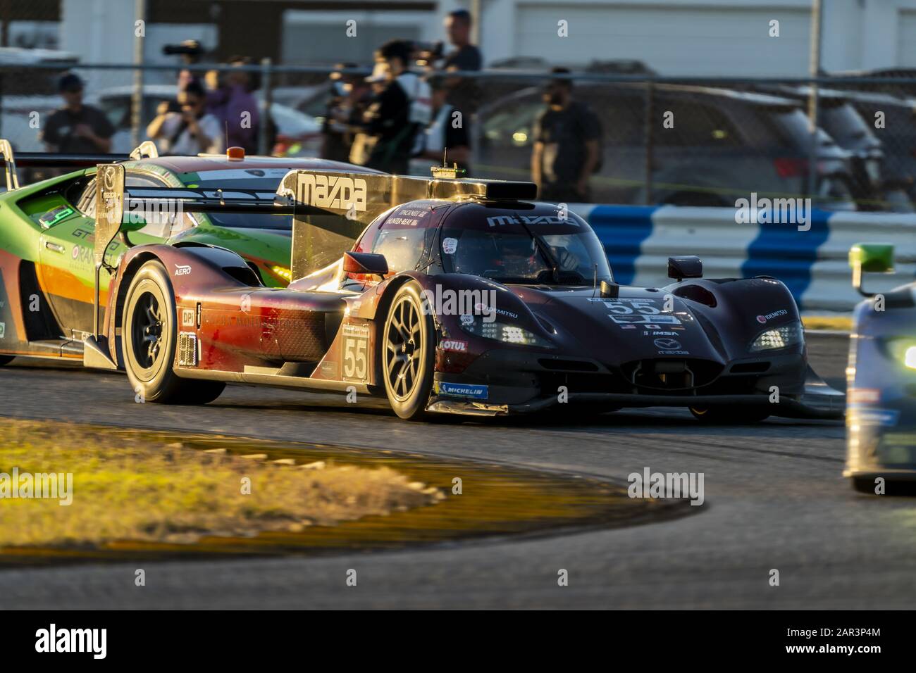 Daytona Beach, Florida, Stati Uniti. 25th Gen 2020. La Mazda Team Joest Mazda dpi gara per la Rolex 24 a Daytona International Speedway a Daytona Beach, Florida. (Credit Image: © Walter G Arce Sr Grindstone Modi/Asp) Foto Stock