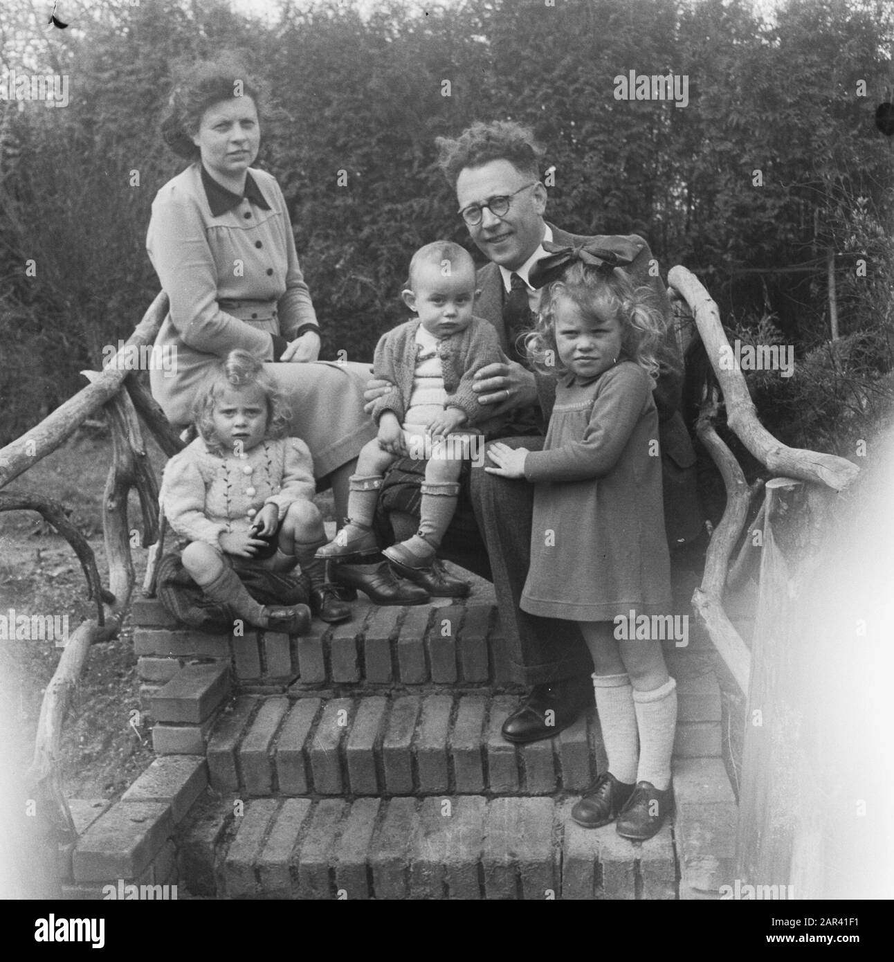 Hoogland Date: 6 May 1947 Location: Hoogland Keywords: School Foto Stock