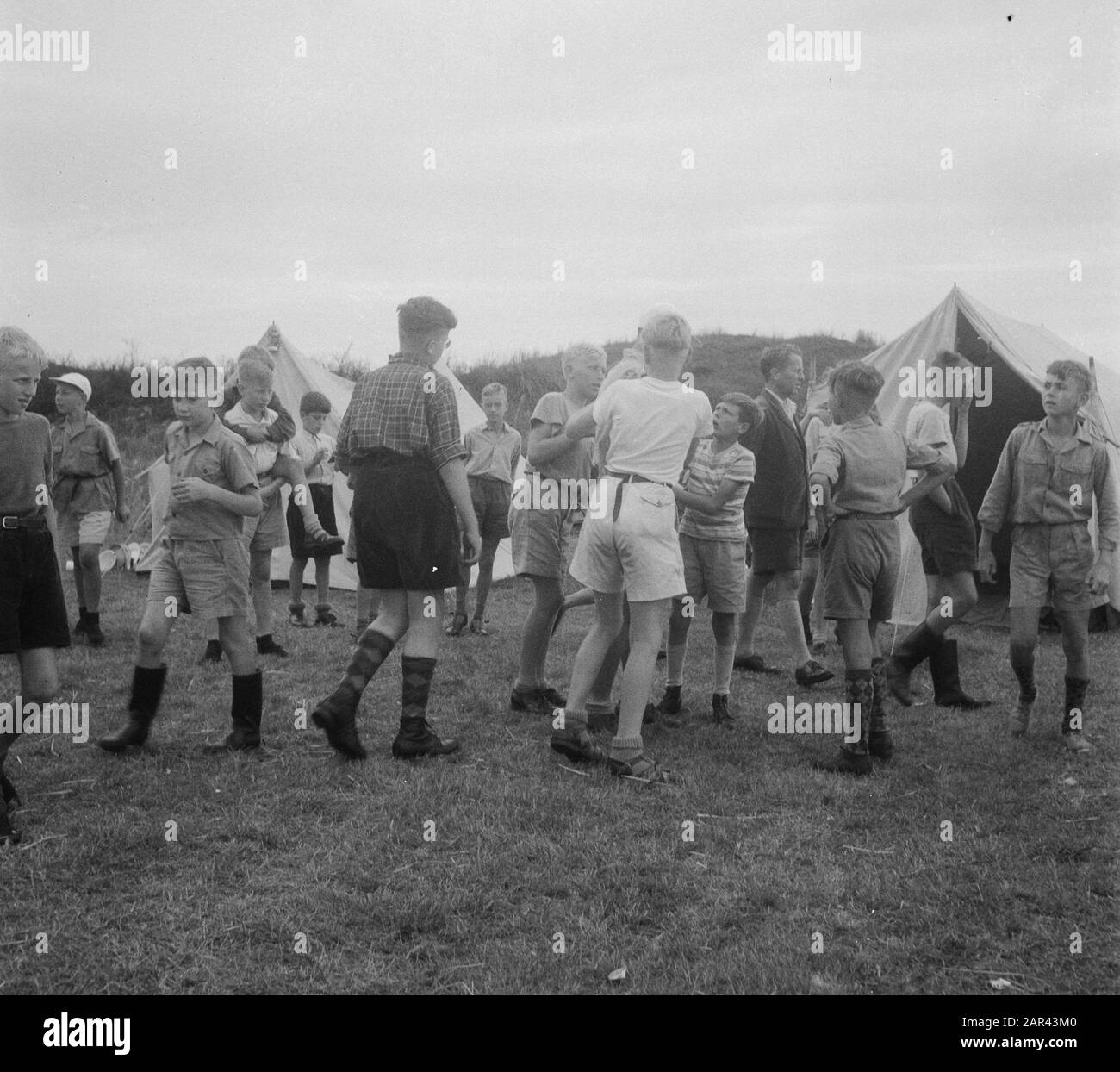 Vcjc Texel Data: 10 Agosto 1950 Località: Noord-Holland, Texel Parole Chiave: Camps Foto Stock