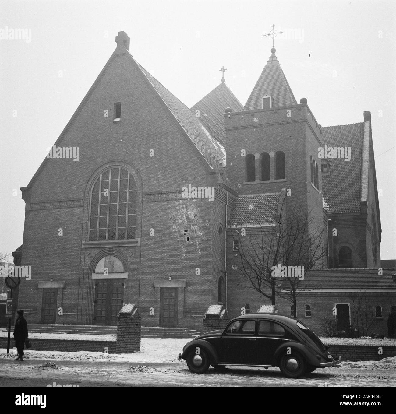 Chiesa Cattolica Romana a Wageningen in uso Data: 3 gennaio 1951 Località: Gelderland, Wageningen Parole Chiave: Chiese Foto Stock