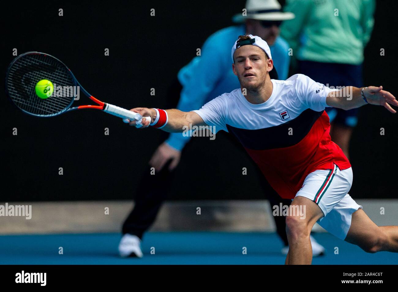 Melbourne, Australia. 26 Gennaio 2020. Diego Schwartzman Durante L'Australian Open. Credito: Dave Hewison/Alamy Live News Foto Stock