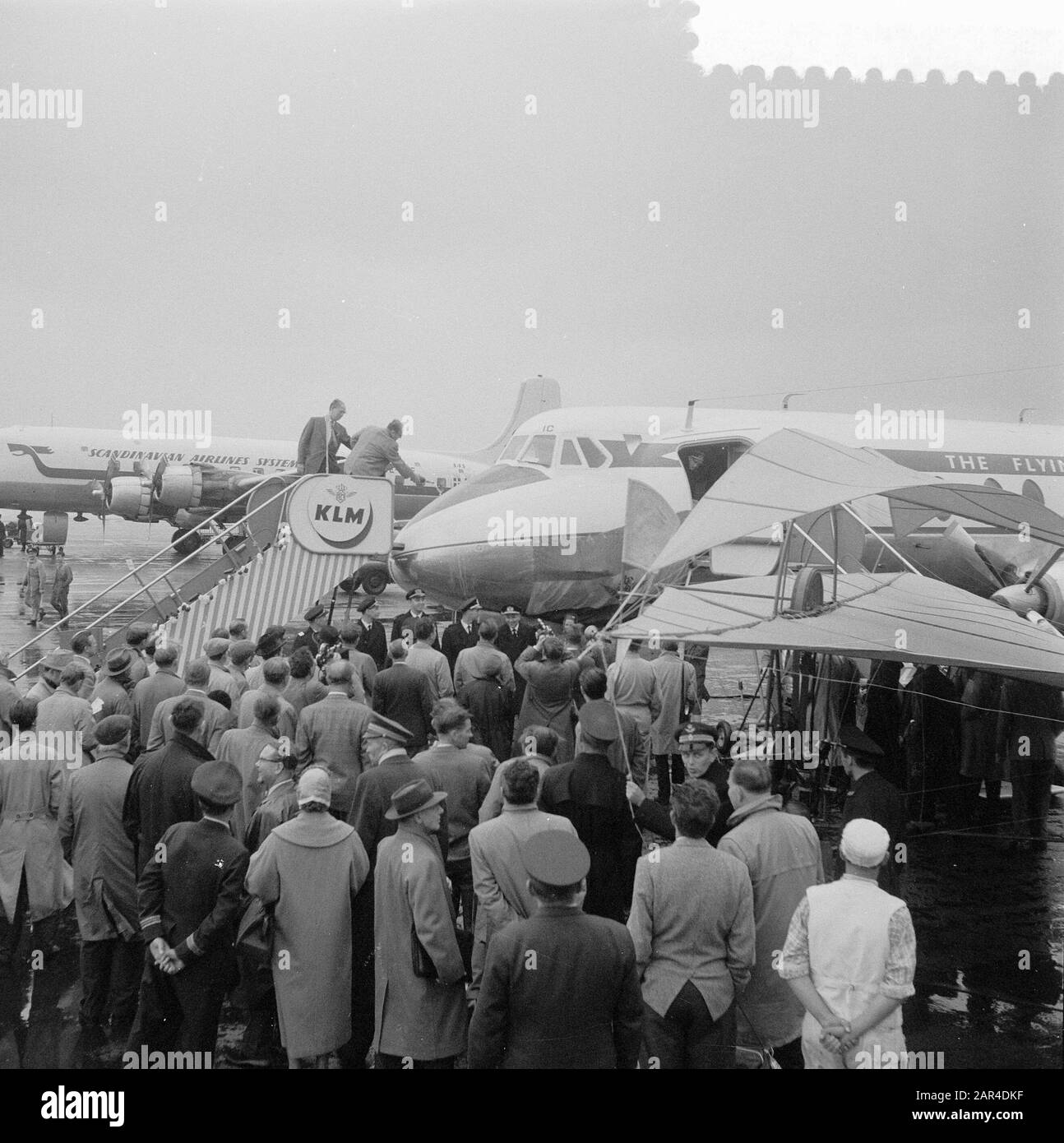 Doping KLM Device Ellehammer a Copenaghen Data: 11 settembre 1957 Ubicazione: Danimarca, Copenaghen Parole Chiave: Battesimo Foto Stock