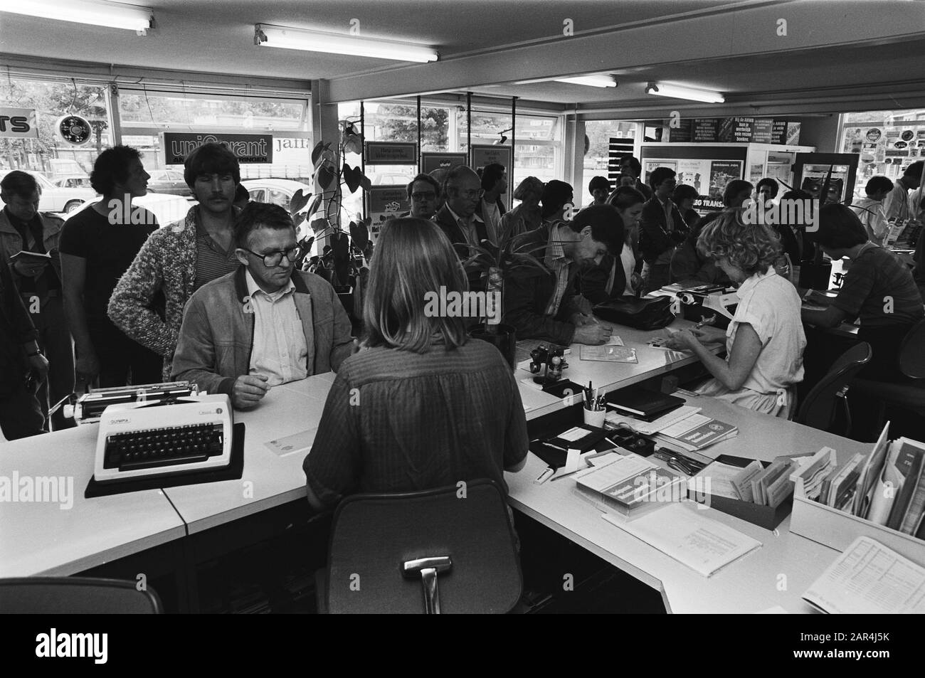 Stampato ANWB ufficio relativo alle vacanze Data: 26 giugno 1980 Parole Chiave: Vacanze Foto Stock