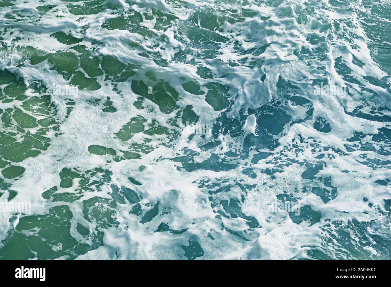 Sfondo astratto natura. Vicino alle onde dell'oceano Foto Stock