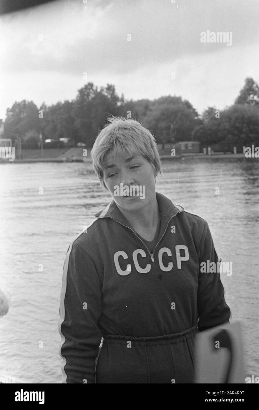 European Rowing Championships 1966, Russian Skiffeuse Constantinova Data: 26 Agosto 1966 Parole Chiave: Rowing Championships, Skiffeuses Foto Stock