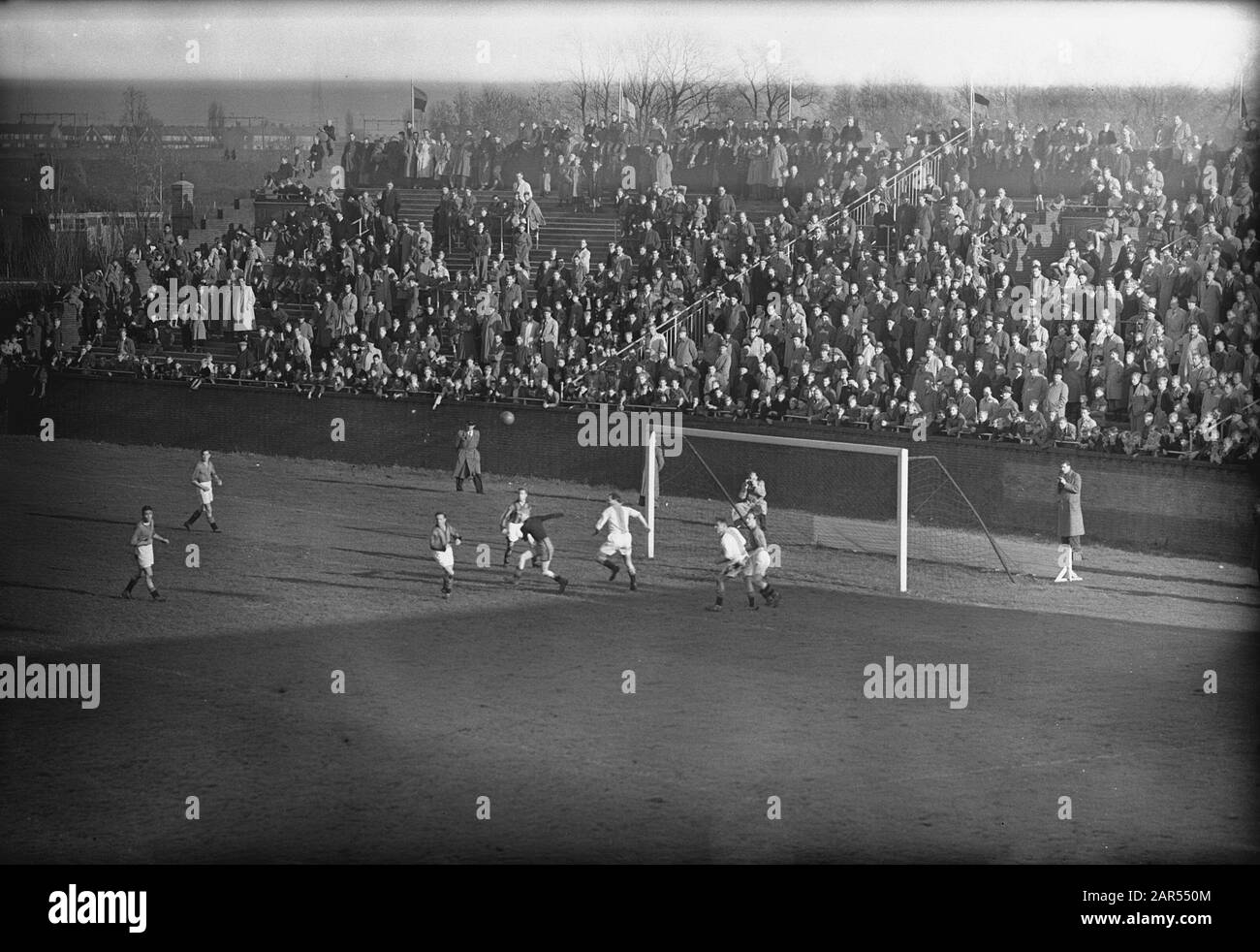 Calcio Ajax contro Edo Data: 2 novembre 1952 Parole Chiave: Sport, calcio Nome dell'istituzione: AJAX Foto Stock