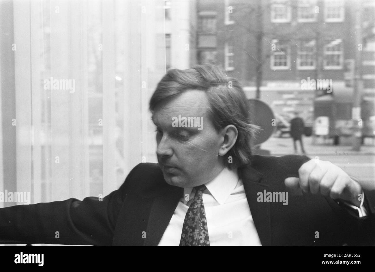 Henk van der Meyden (show-page Telegraaf), assegnazione Stadsblad Data: 7 gennaio 1969 Nome dell'istituzione: Telegrafer: Evers, Joost/Anefo Copyright bbende: National Archive Material type: Negative (black/white) numero dell'inventario dell'archivio: View access 2.24.01.05 Foto Stock