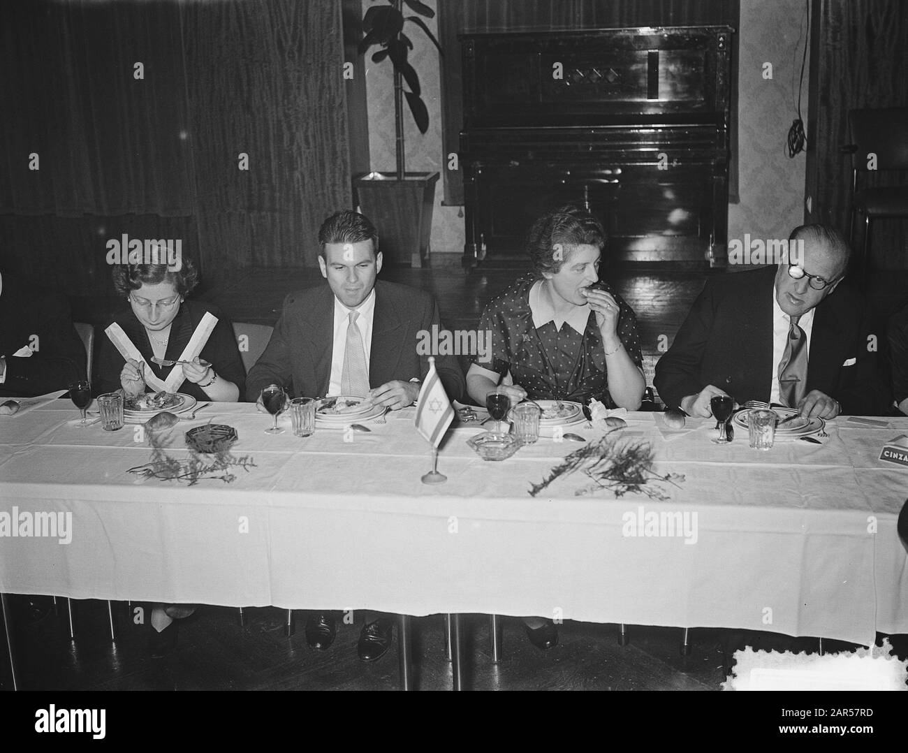 Lurstrum Sionistische Students Data: 10 dicembre 1953 Parole Chiave: Studenti Foto Stock