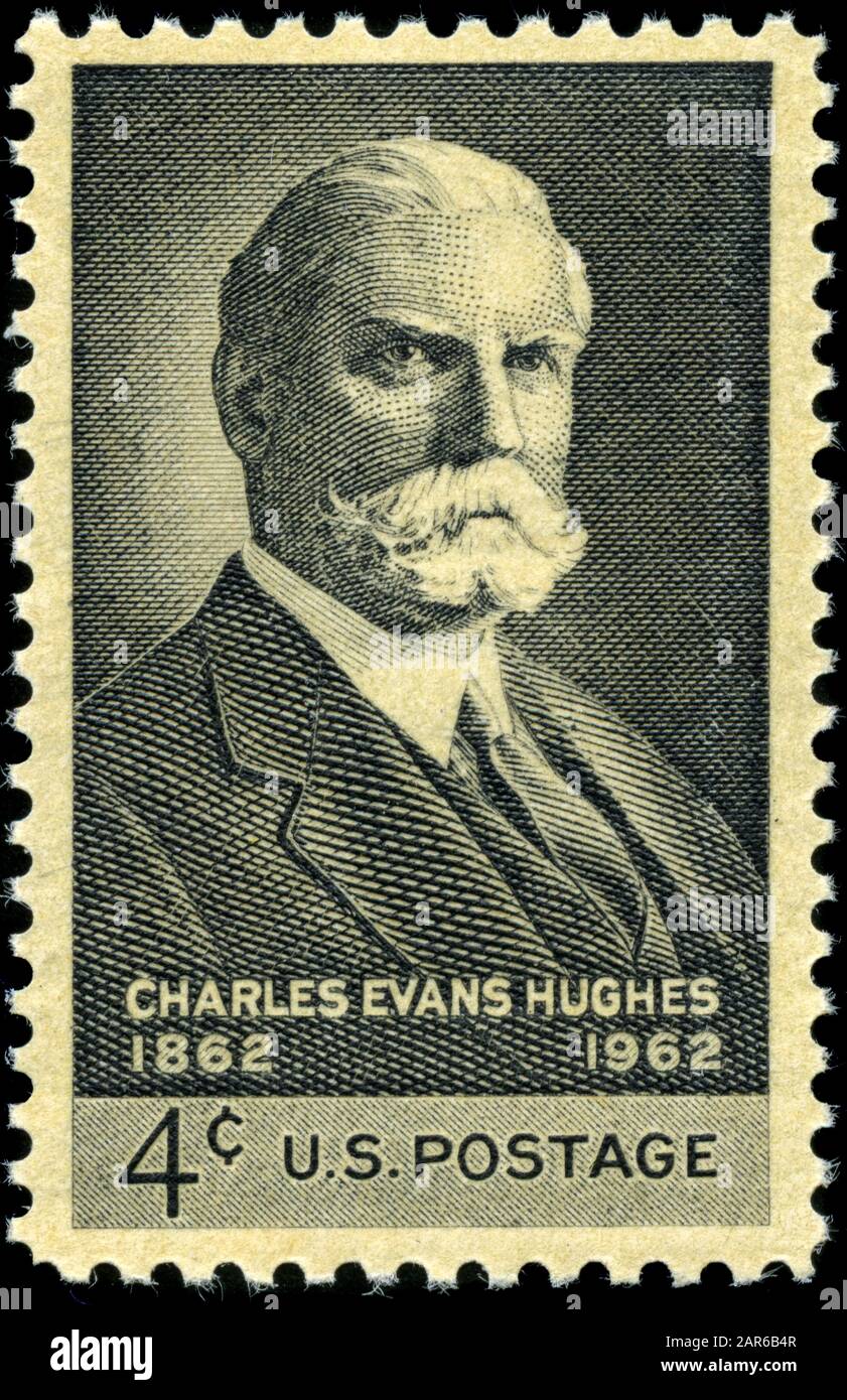 Charles Evans Hughes, Capo Della Corte Suprema Foto Stock