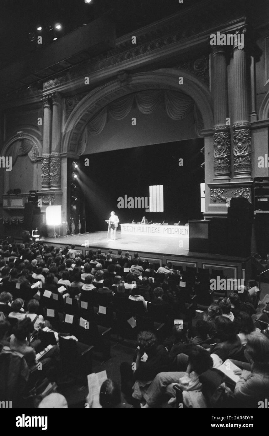 Manifestazione contro gli omicidi di polizia di Amnesty International. Panoramica Data: 2 Maggio 1982 Parole Chiave: Eventi Nome Personale: Amnesty Foto Stock