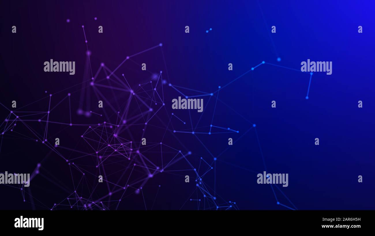 Concetto di rete, di comunicazione di internet. 3d'illustrazione. Foto Stock