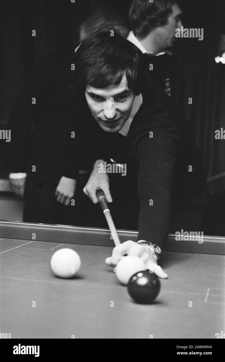 Dutch Championships Anchor Framework 7,5; Jean Bessems Data: 12 Gennaio 1978 Parole Chiave: Biliardo Foto Stock Dutch Championships Anchor Framework 7,5; Jean Bessems Data: 12 Gennaio 1978 Parole Chiave: Biliardo Foto Stock