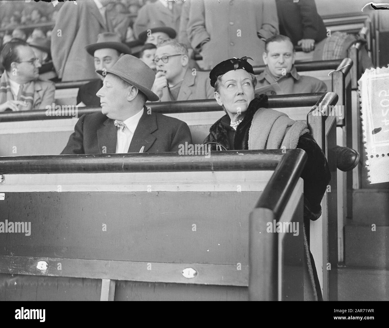 Calcio Paesi Bassi vs Norvegia 3-0 Data: 6 Novembre 1955 Parole Chiave: Sport, stand, calcio Foto Stock