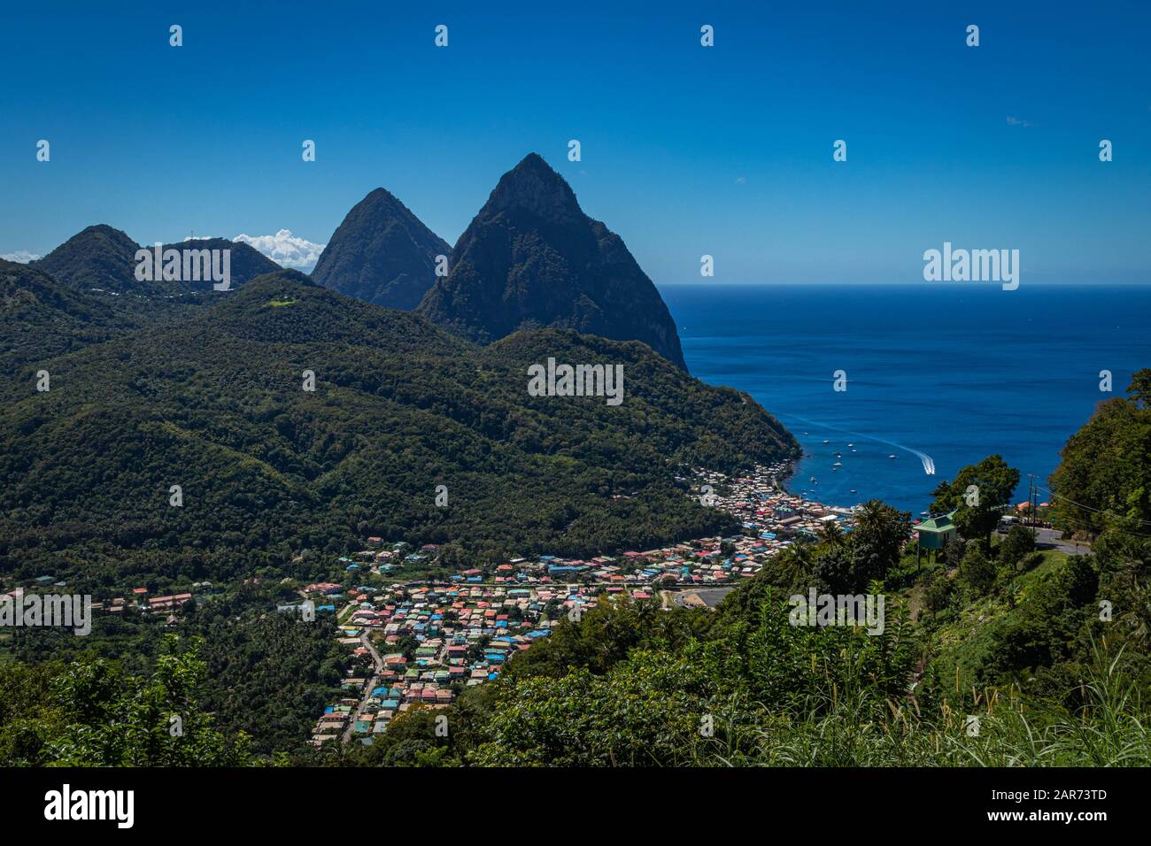St Lucia Foto Stock