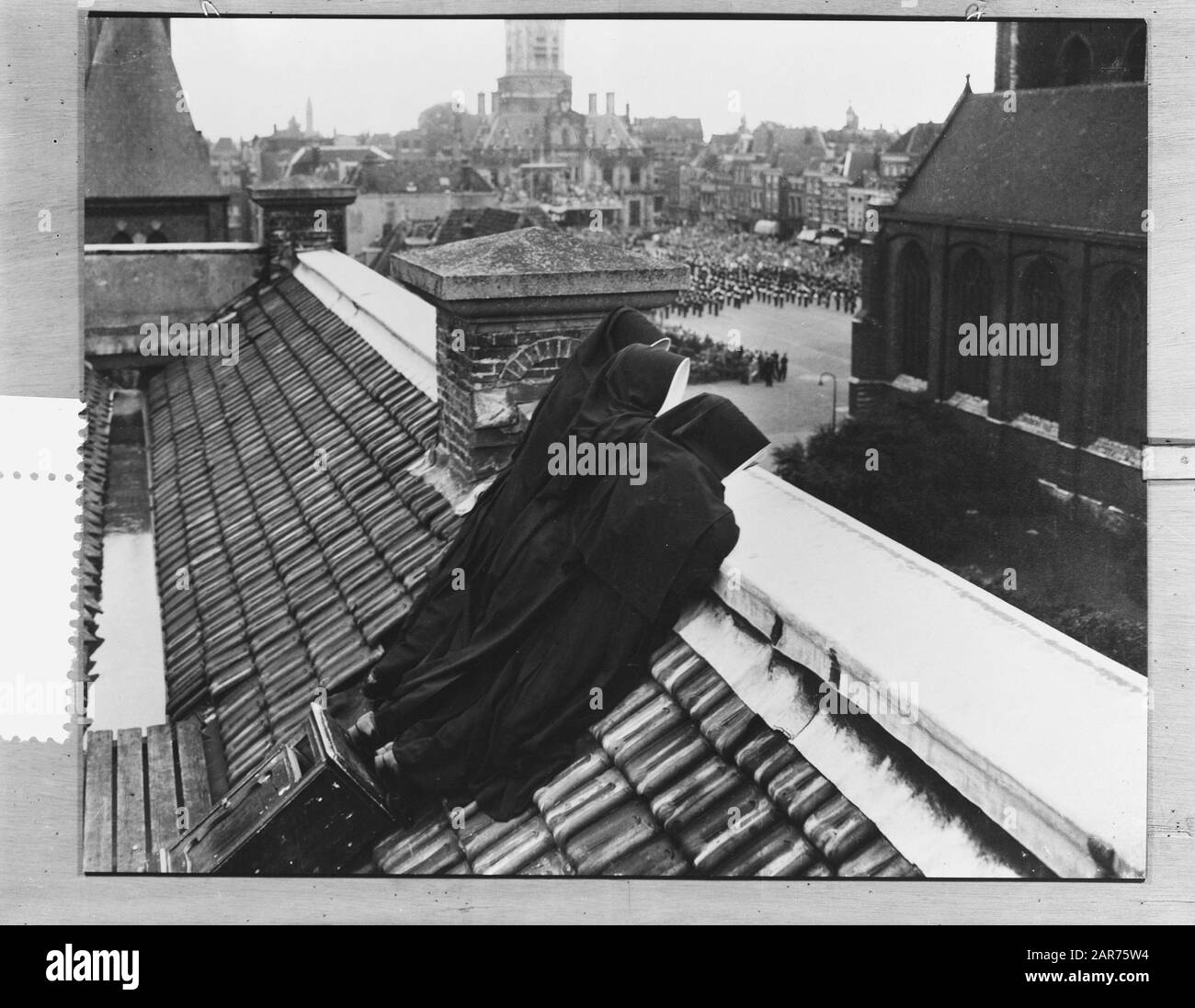 Cena esposizione ecc Associazione di Fotoreporter foto premiate Data: 3 dicembre 1955 Parole Chiave: Foto, Cena, Mostre Nome personale: Associazione Di Fotogiornalisti Foto Stock