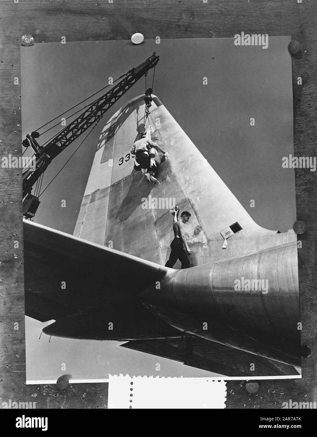 Lucidatura Lockheed trasporto aereo Data: 15 dicembre 1955 Parole Chiave: Aereo Impostazione nome: Lockheed Foto Stock