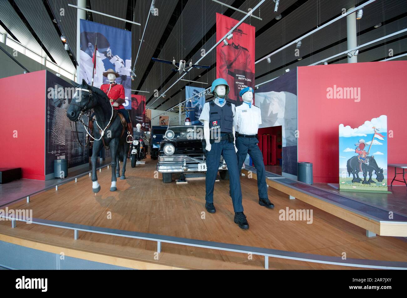 Royal Canadian Mounted Police (Rcmp) Heritage Centre, Regina, Saskatchewan, Canada Foto Stock