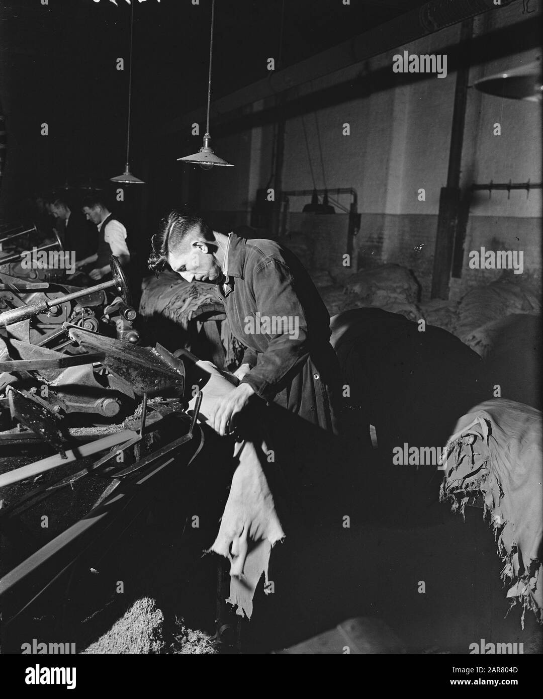 Lavorazione Del Cuoio Lleerschaaf Data: Non Disponibile Località: Oisterwijk Parole Chiave: Industria Foto Stock