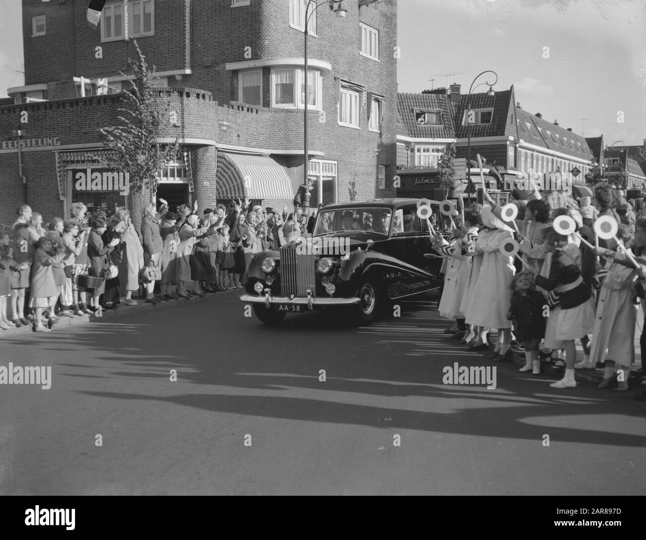 Rondert in Amsterdam Noord Data: 25 settembre 1958 luogo: Amsterdam, Noord-Holland Parole Chiave: Andata e ritorno Foto Stock