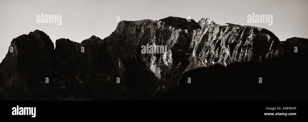 Dolomiti landcape naturale in Italia settentrionale Foto Stock