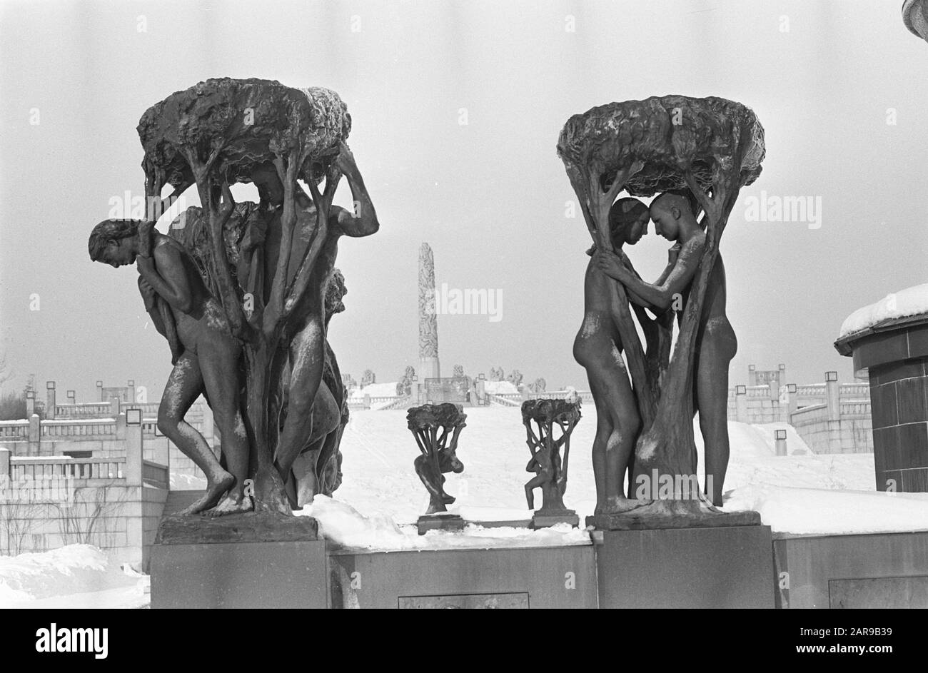 Vigelunds Kultur Park A Oslo Data: 14 Febbraio 1967 Ubicazione: Oslo Parole Chiave: Immagini Nome Dell'Istituto: Vigelunds Kultur Park Foto Stock