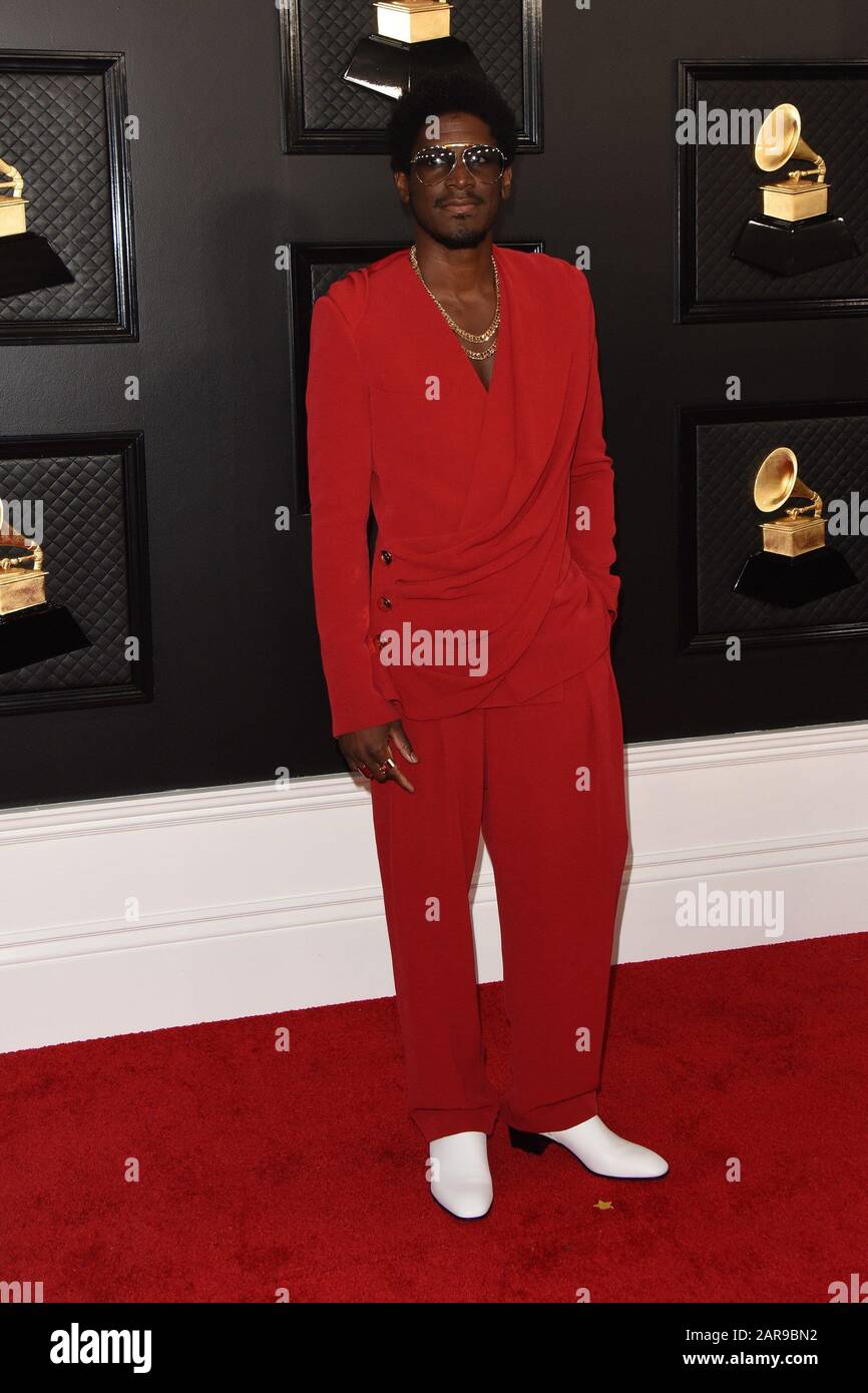 Los Angeles, California. 26th Gen 2020. Labrinta agli arrivi per 62nd annuali Grammy Awards - Arrivi, STAPLES Center, Los Angeles, CA 26 gennaio 2020. Credito: Priscilla Grant/Everett Collection/Alamy Live News Foto Stock