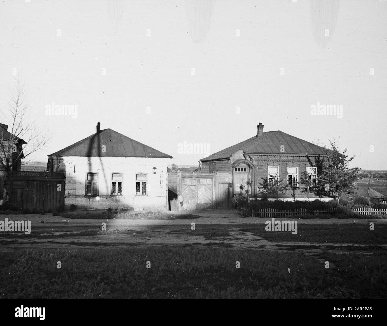 Case di legno Data: Unated luogo: Russia Parole Chiave: Case, viaggio in Russia Foto Stock