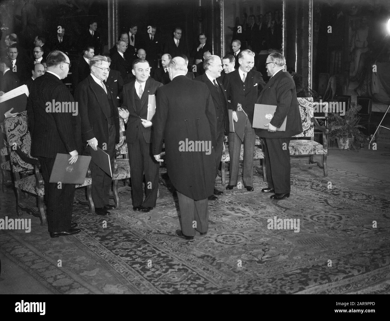 Patto di Bruxelles. Successivamente Data: 17 Marzo 1948 Luogo: Bruxelles Parole Chiave: Uomo Foto Stock