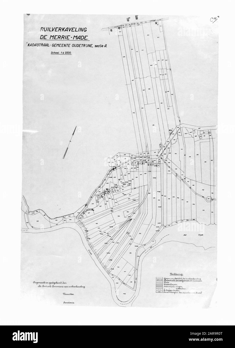 Swap plots, mappa panoramica, Merre Made Data: Undate: Undate Location: Merre Parole Chiave: Panoramica mappe, appezzamenti di terreno Foto Stock