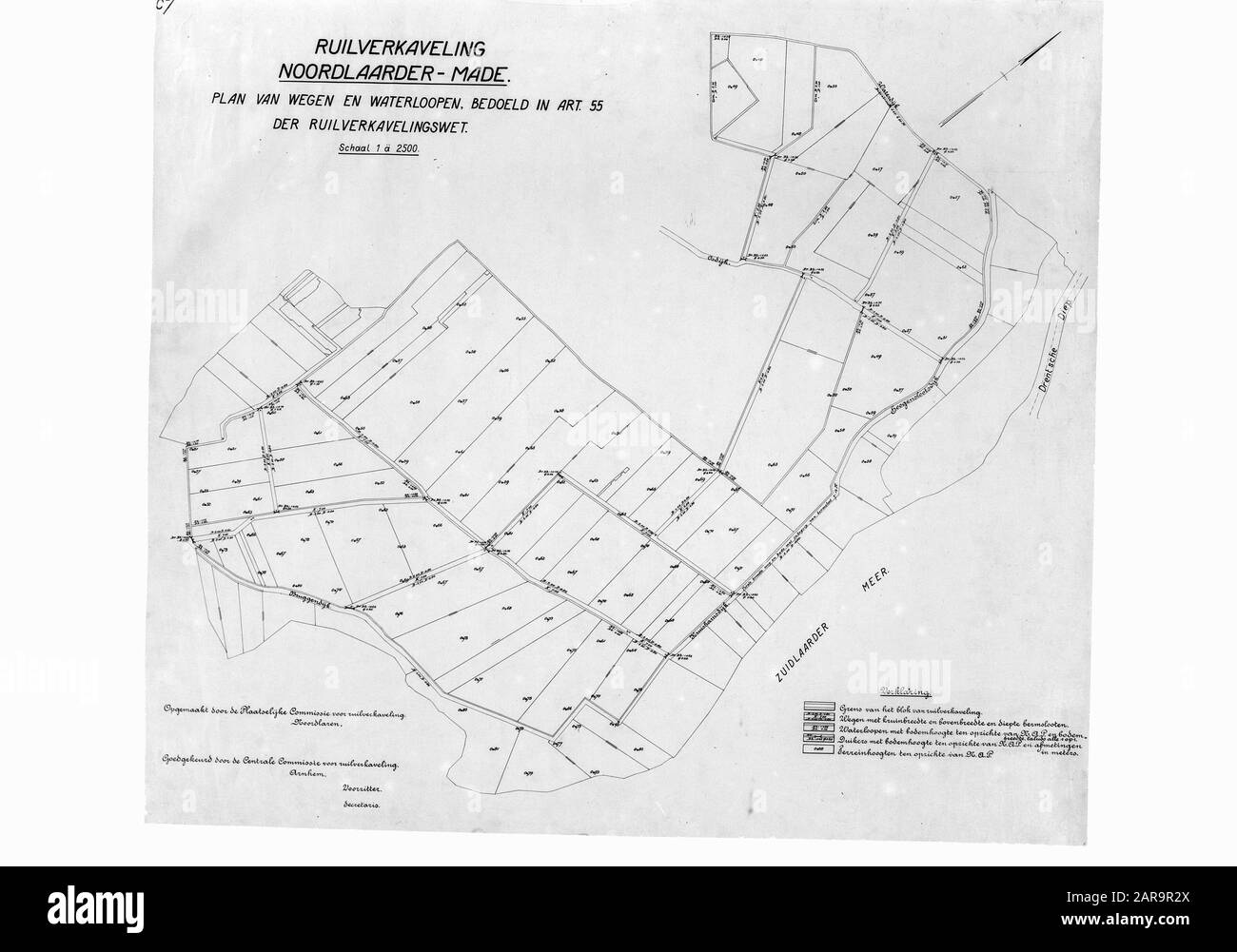 Swap plots, currine, North lander Made Date: Undicated Keywords: Overview cards, Land plots Nome personale: Noordlander Made Foto Stock