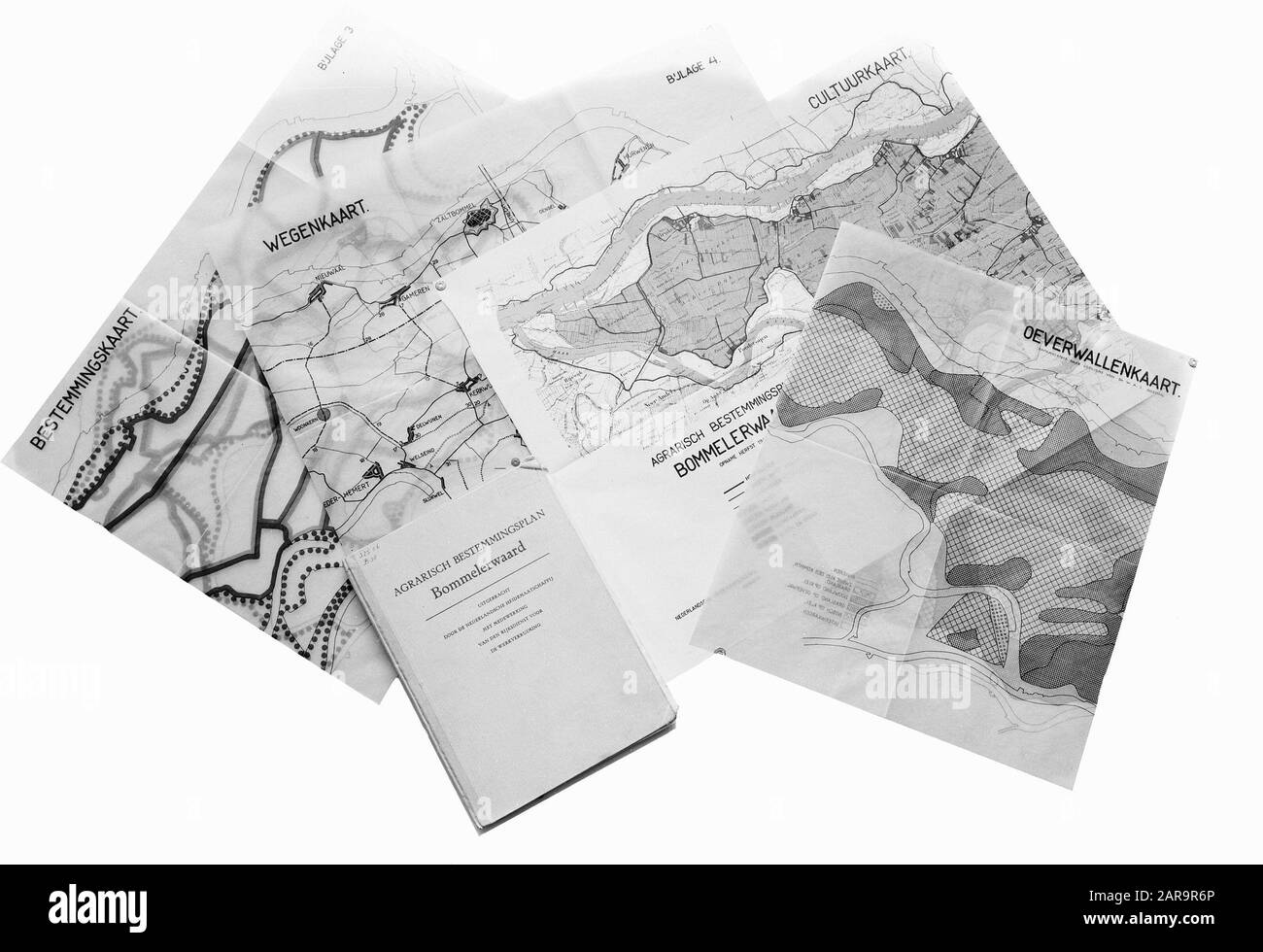 Mappe Data: Unundated luogo: Kommelerwaard Parole Chiave: Cards Foto Stock