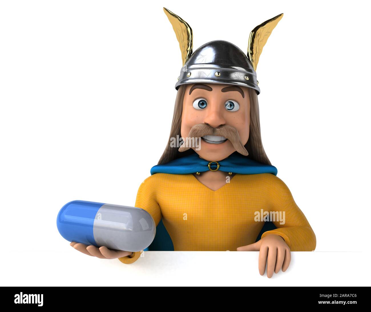Divertimento gaulois - 3D illustrazione Foto Stock