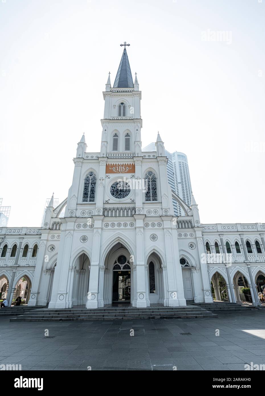 Singapore. Gennaio 2020. CHIJMES è un edificio storico a Singapore, che ha iniziato la vita come un convento cattolico conosciuto come il Convento del Hol Foto Stock