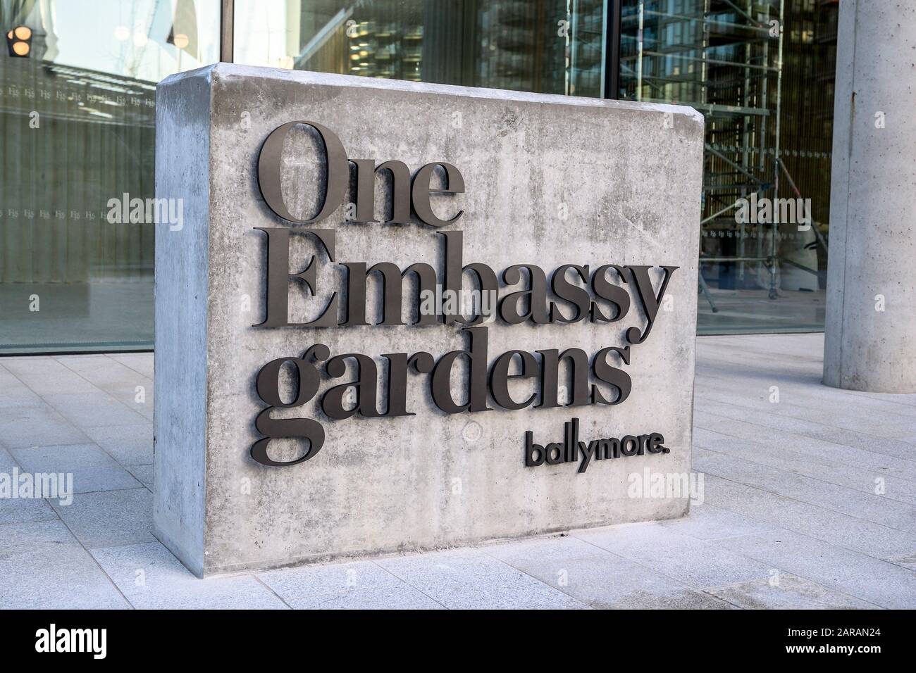 Un Embassy Gardens, Nine Elms, Londra Il 19 Gennaio 2020. La nuova sede della Penguin Random House e della pubblicazione DK. Foto Stock