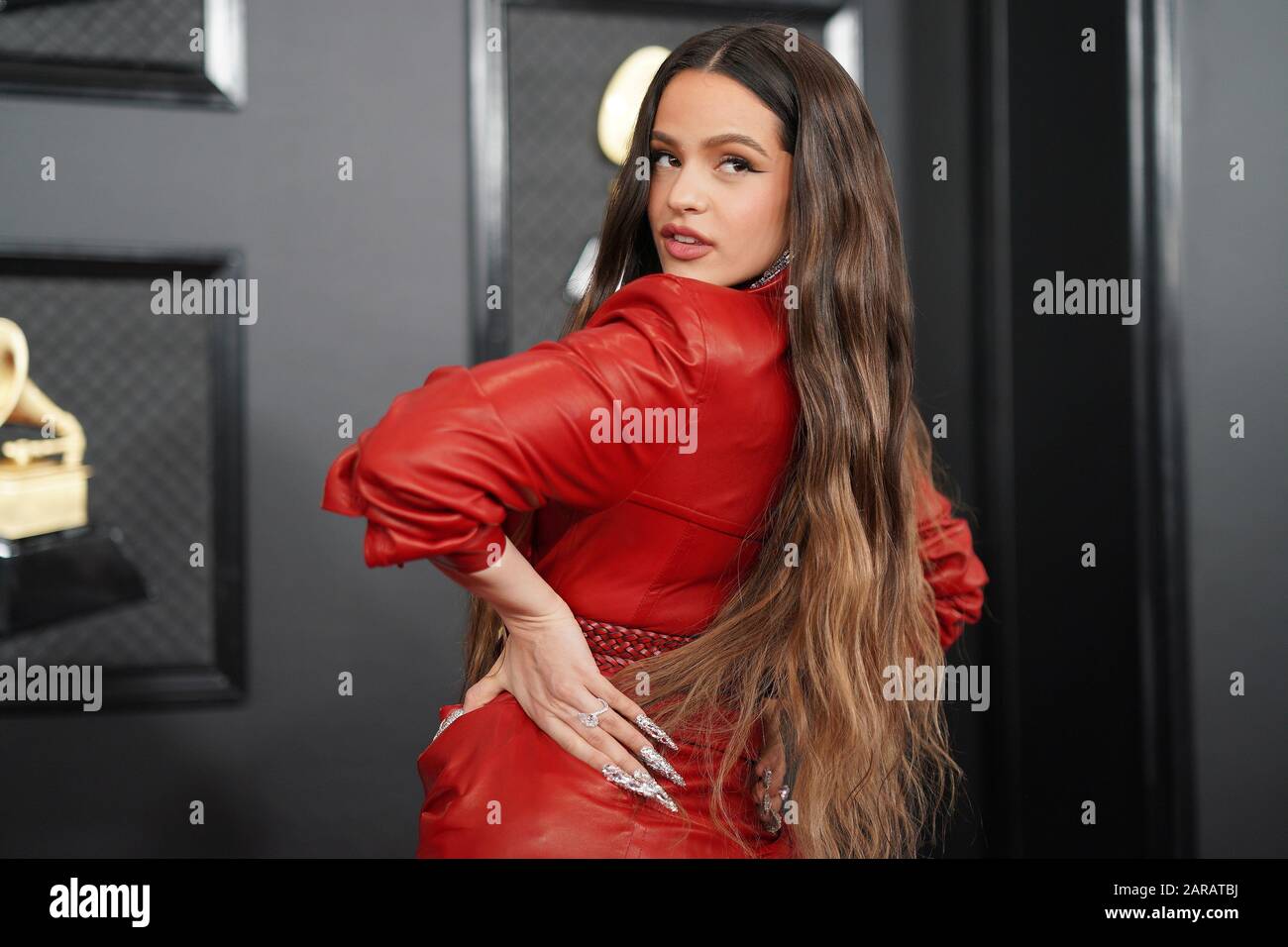 26 Gennaio 2020 - Los Angeles, California - Rosalia. 62nd Premi annuali GRAMMY tenuti presso Staples Center. (Credit Image: © AdMedia via ZUMA Wire) Foto Stock