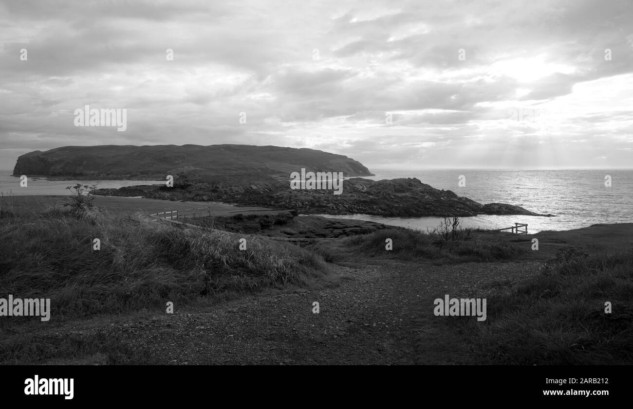 Vitello di Man (dal suono), Cregneash, Isola di Man, Regno Unito Foto Stock