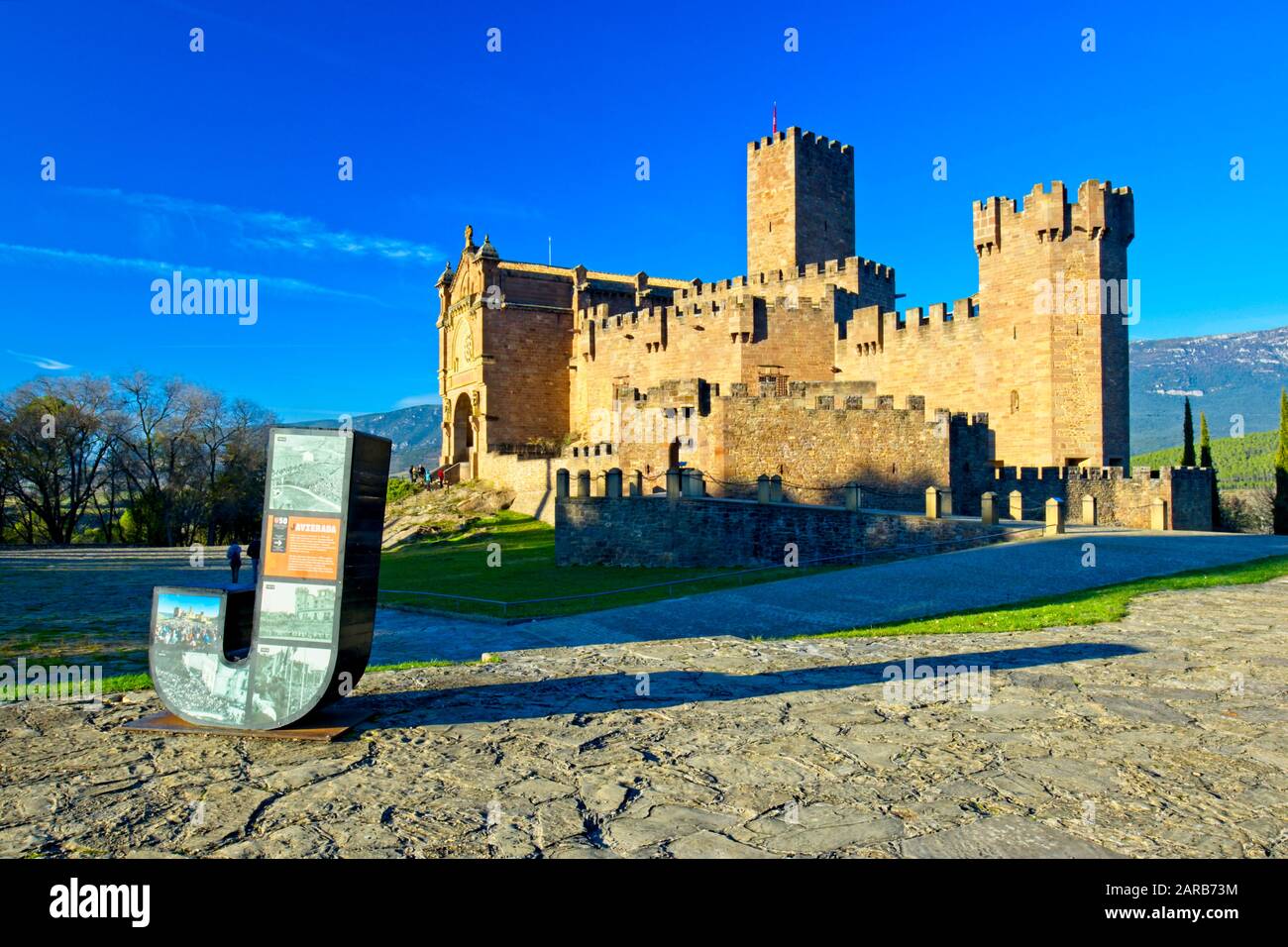 Castello medievale. Foto Stock