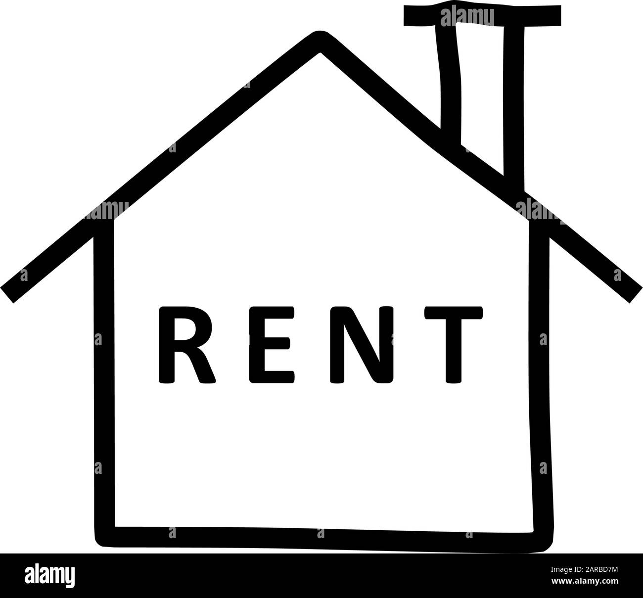 Vettore, modello di disegno icona Home Illustrazione Vettoriale