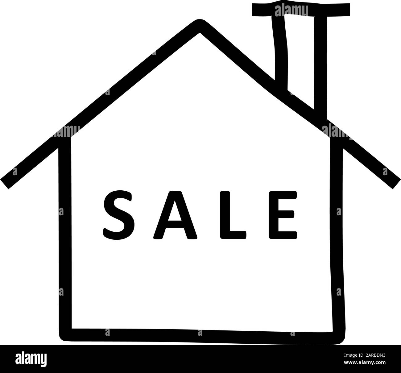 Vettore, modello di disegno icona Home Illustrazione Vettoriale