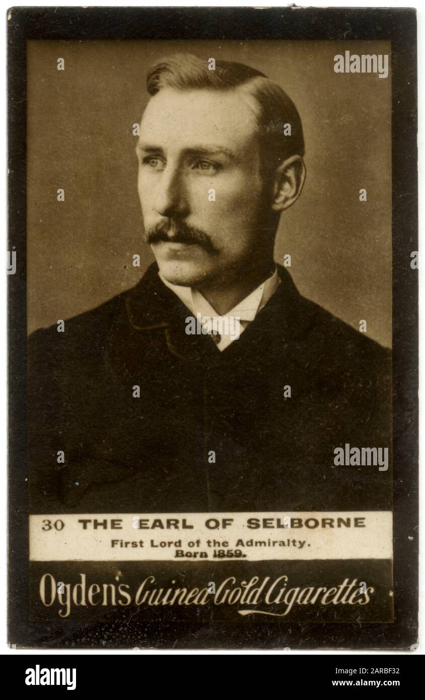 William Palmer (1859-1942), II conte di Selborne, politico britannico, amministratore coloniale e primo Lord dell'Ammiragliato. Foto Stock