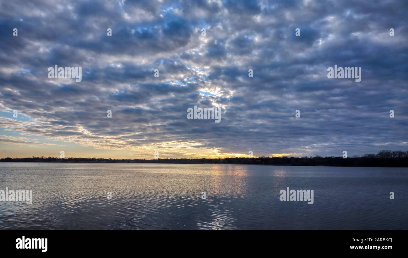 White Rock Lake Dallas Texas Foto Stock