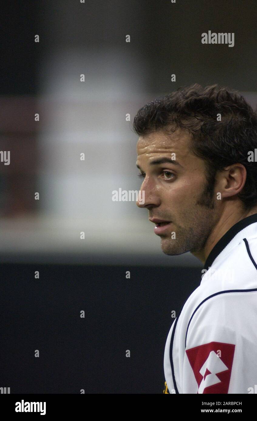 Milano Italia, 19 ottobre 2002, Stadio 'G.MEAZZA SAN SIRO', Campionato di Calcio Seria A 2002/2003, FC Inter - FC Juventus: Alessandro del Piero durante la partita Foto Stock