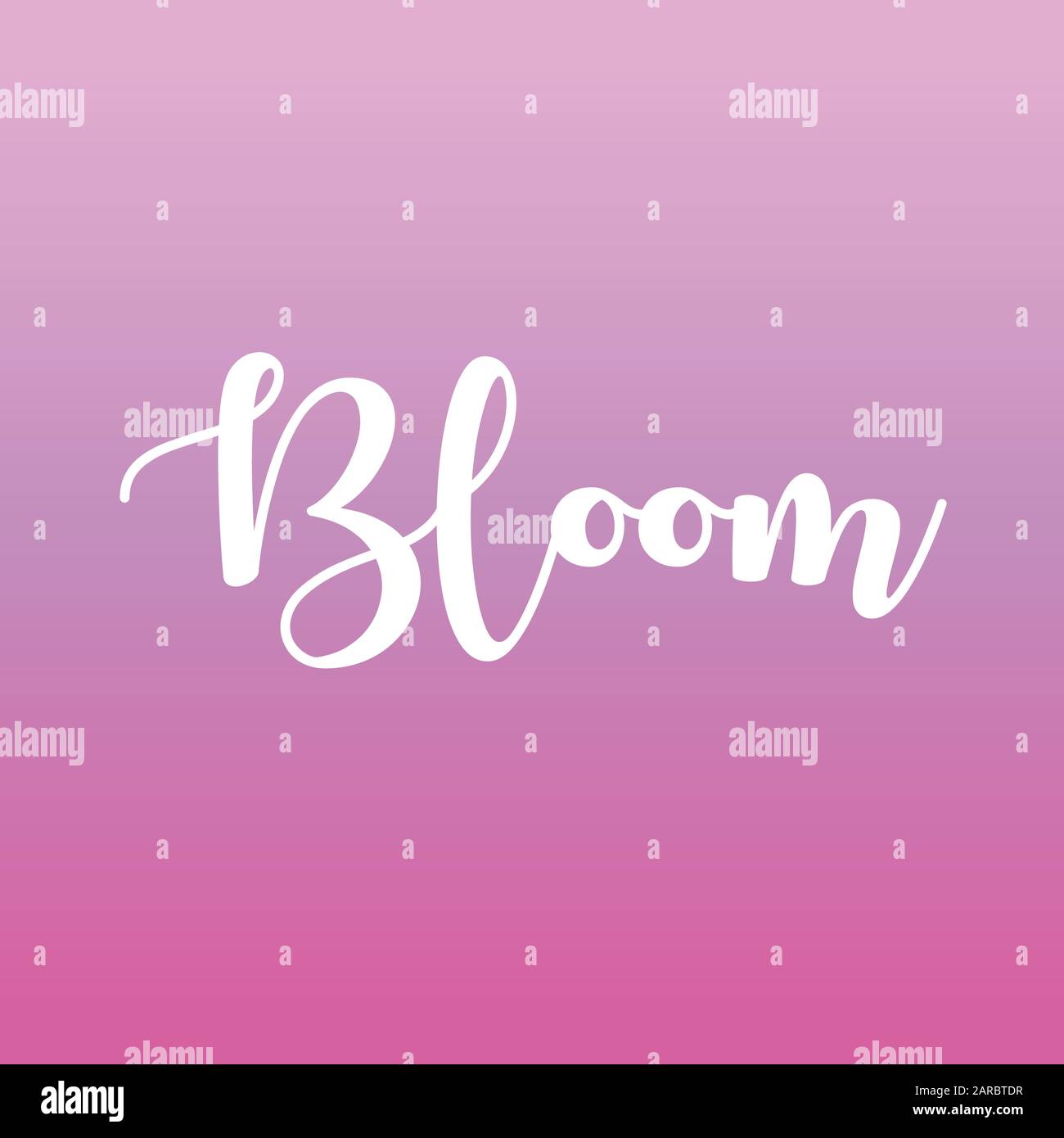 Bloom. Caratteri ispiratori. Illustrazione vettoriale Illustrazione Vettoriale
