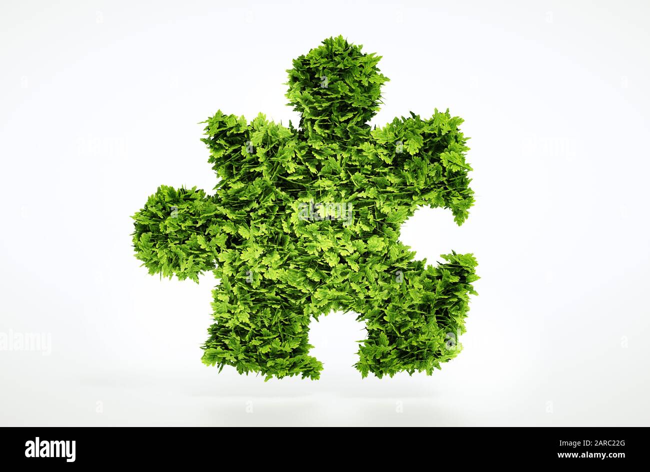 Segno di eco puzzle - con percorso di ritaglio incluso Foto Stock