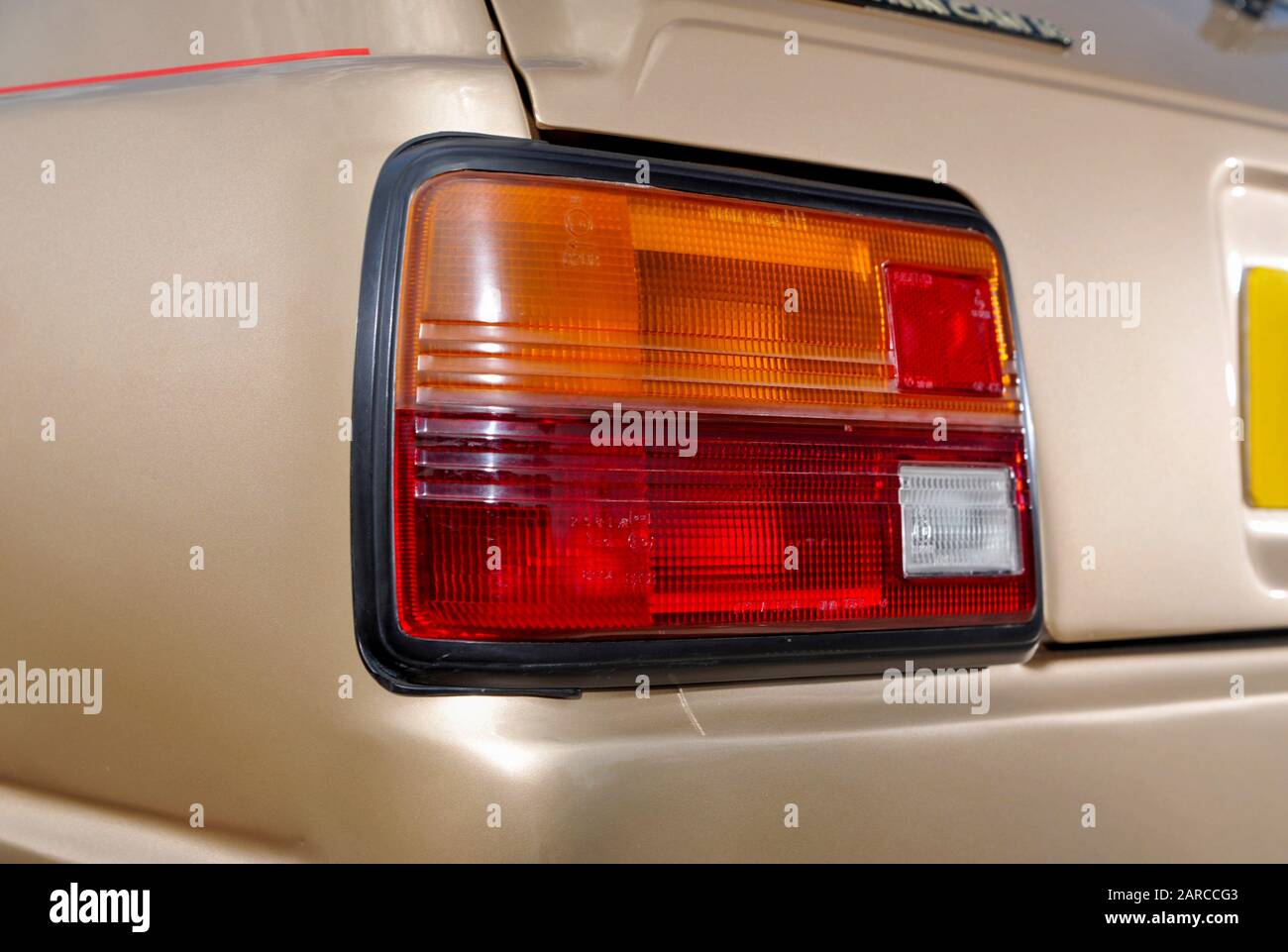 Leggermente modificato 1982 Toyota Starlet classico giapponese piccola auto Foto Stock