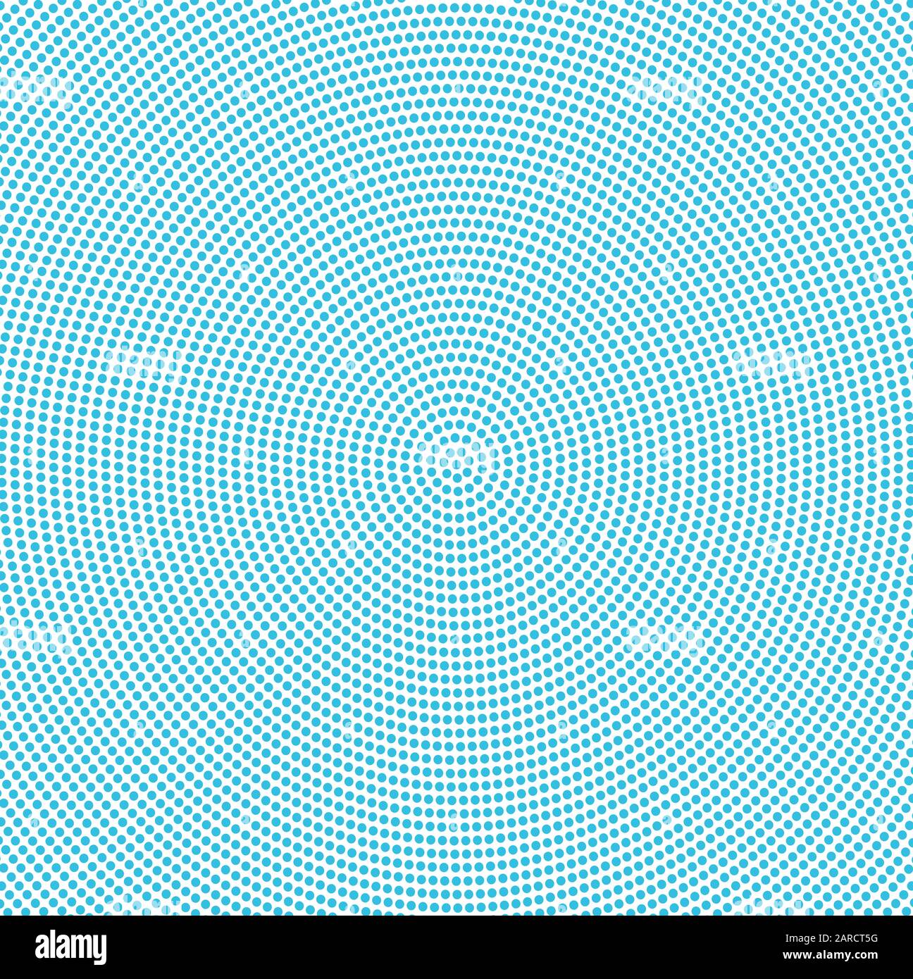 Pois turchese su sfondo bianco Illustrazione Vettoriale
