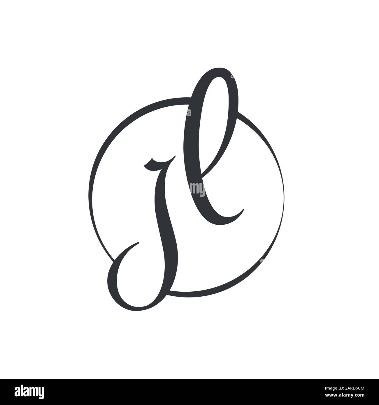 Modello vettore di disegno con logo Letter JL. Illustrazione Iniziale Del Vettore Jl Di Disegno Della Lettera Collegata Illustrazione Vettoriale