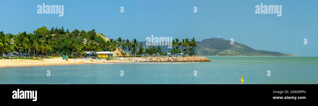 Nuoto spiagge sullo Strand a Townsville North Queensland Australia Foto Stock